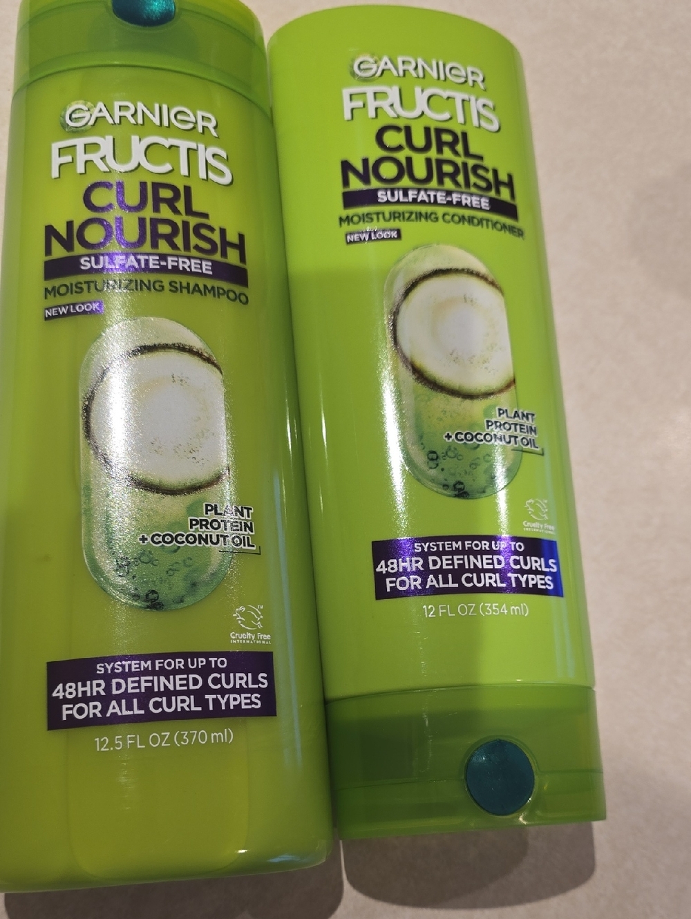Garnier Fructis Curl Nourish Shampoo and Conditioner Lot